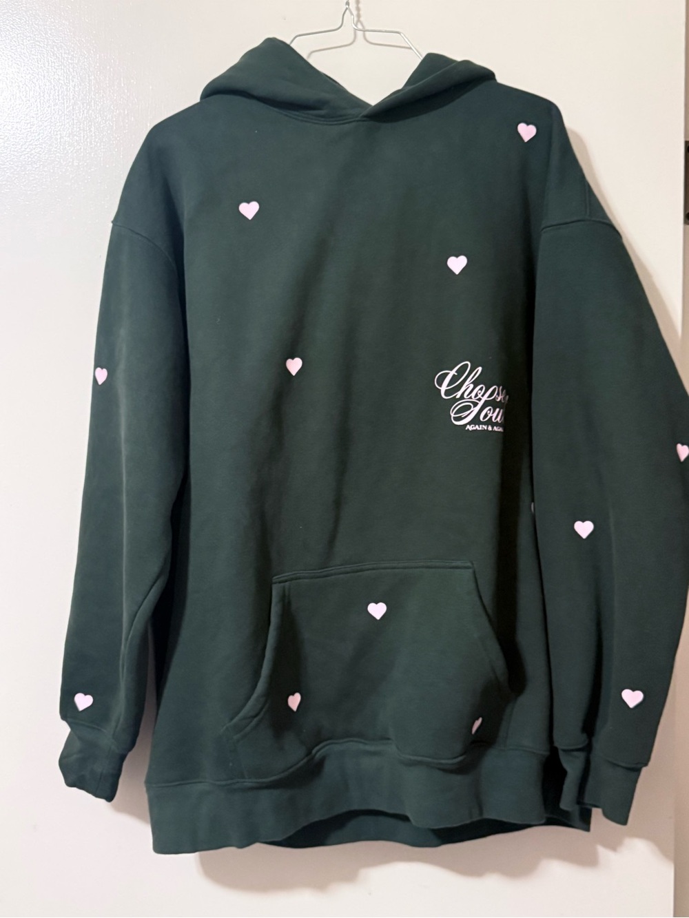 Chose Soul Heart Print Graphic Sweatshirt